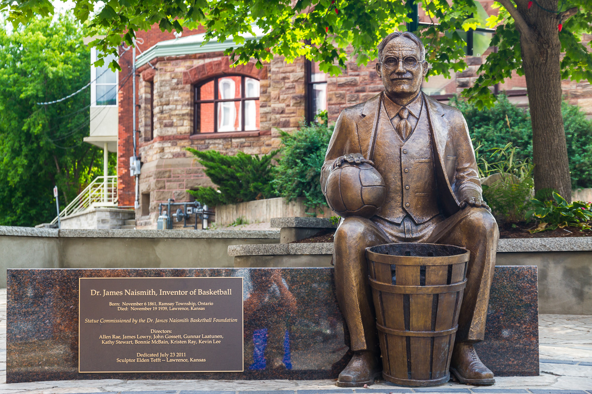 Dr. James Naismith Statue