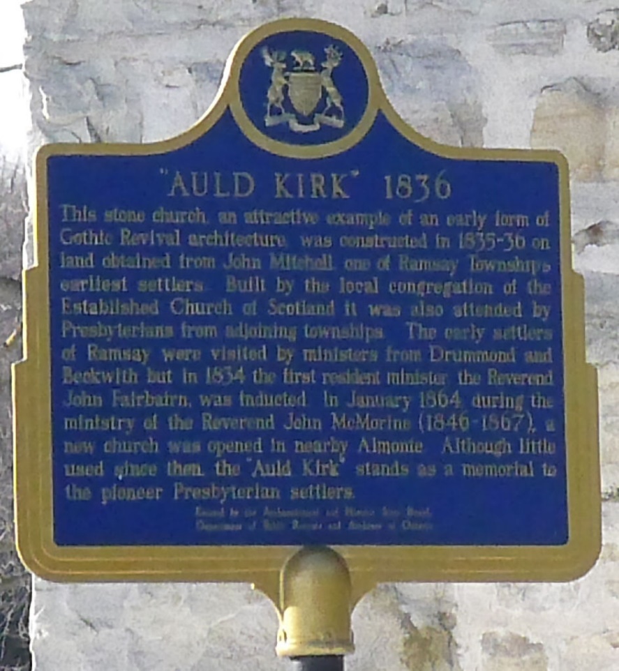 Auld Kirk Sign