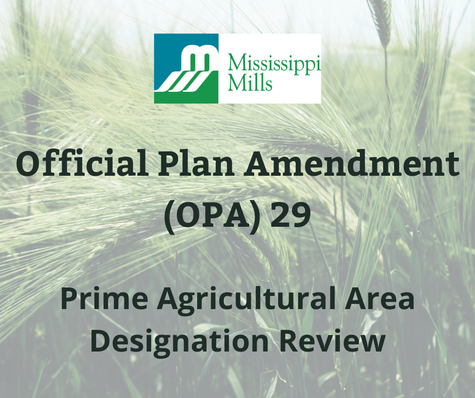 Official Plan Amendment (OPA) 29  - Prime Agricultural Area Designation Review