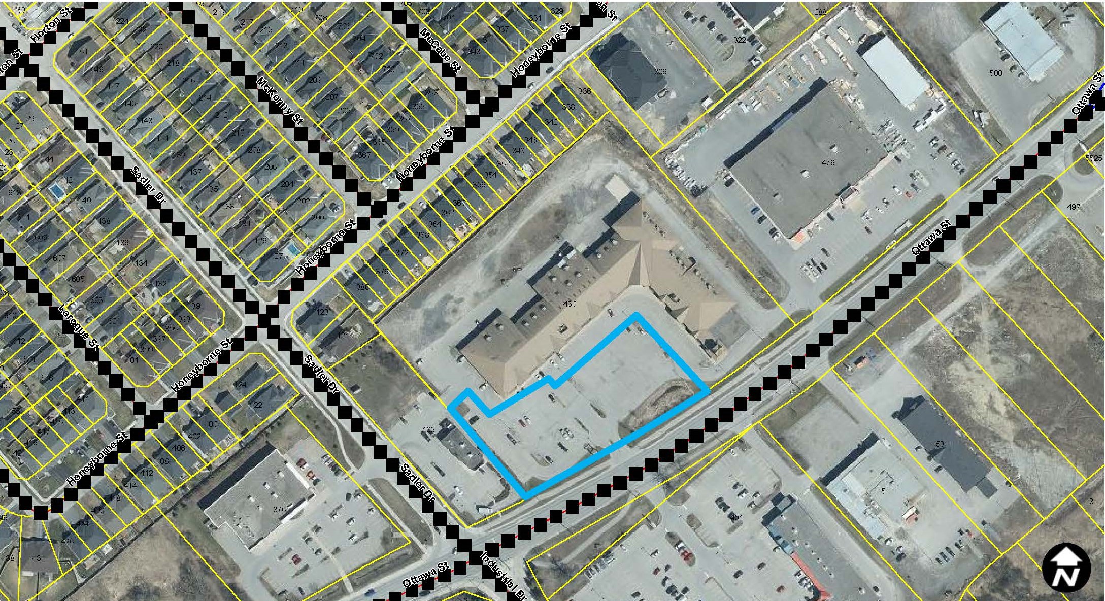 430 Ottawa Street satellite image