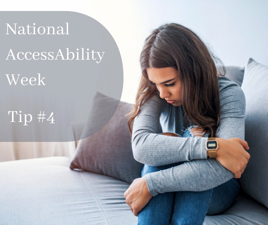 National AccessAbility Week Tip #4 Cover Photo