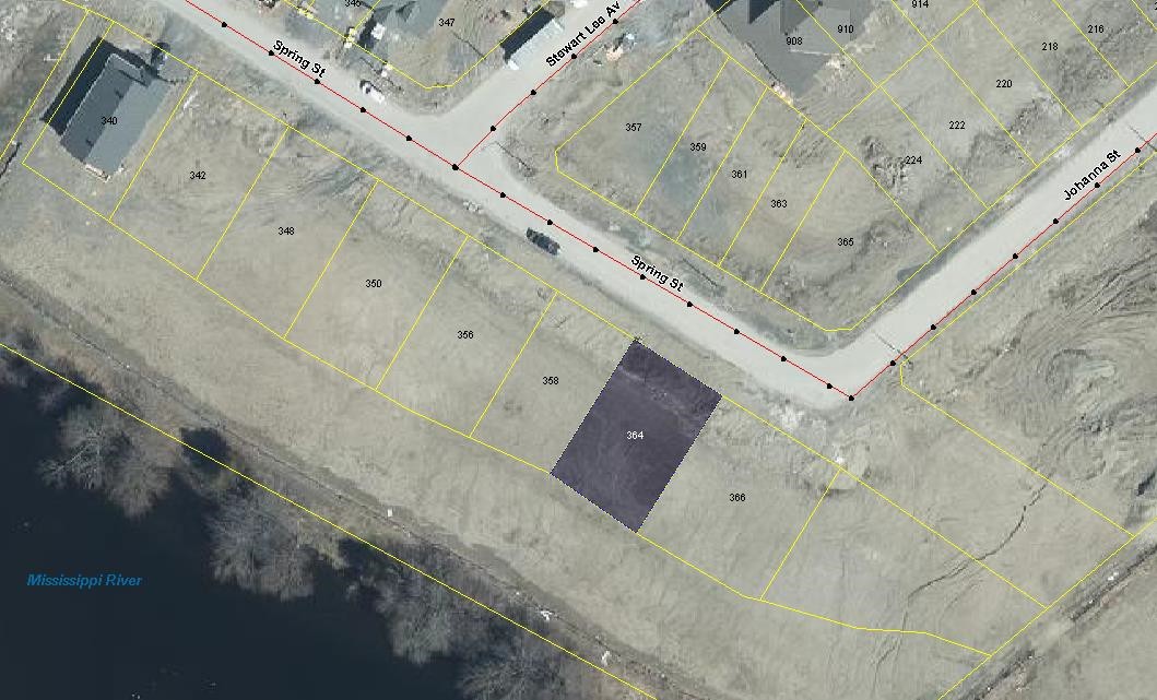 Aerial map of 364 Spring Street, Almonte