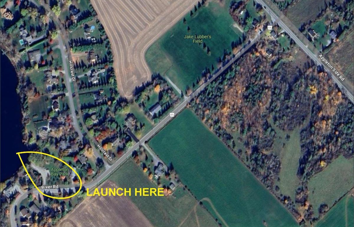 Satellite image of Appleton, Municipality of Mississippi Mills