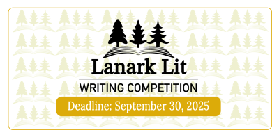 Lanark Lit Writing Competition graphic