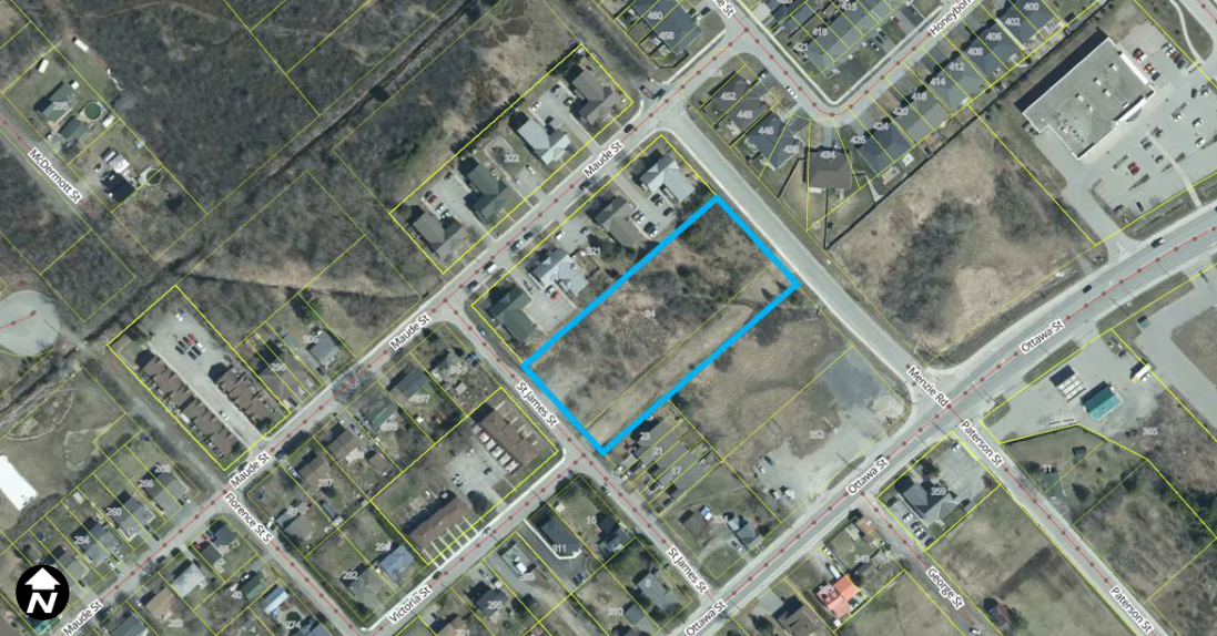 Satellite view of 34 Victoria Street, Almonte Ward, Municipality of Mississippi Mills