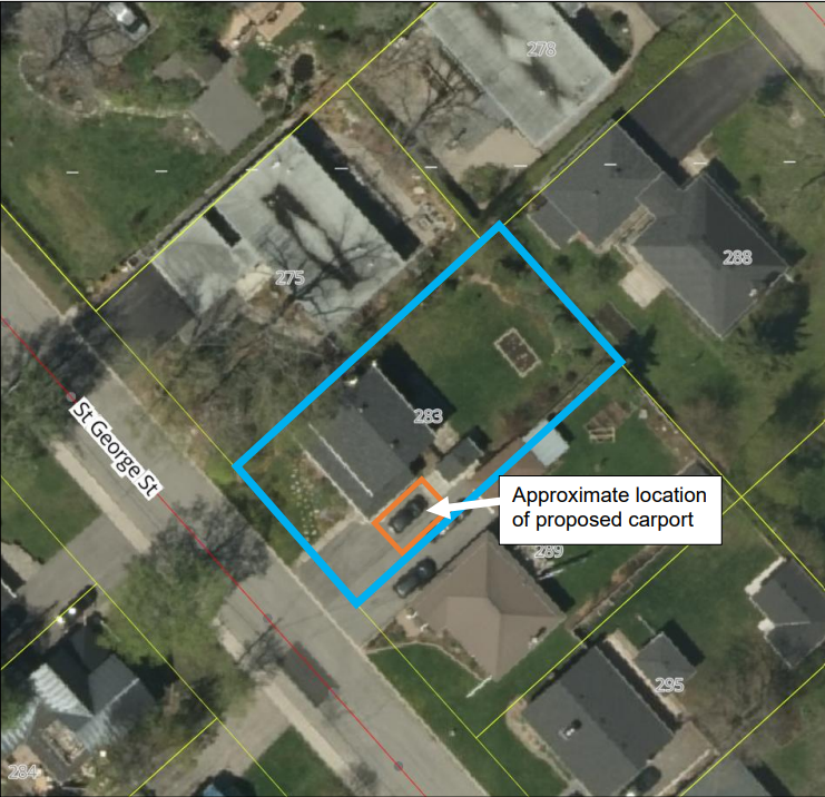 Map of area identified