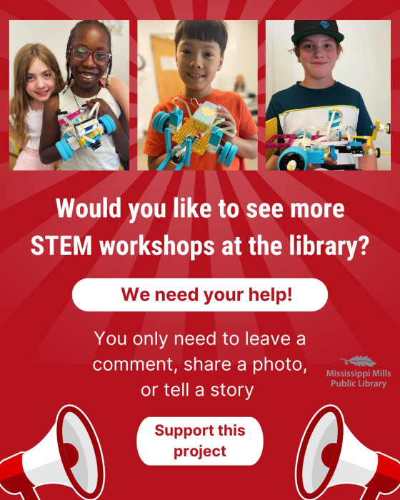 Graphic about STEM workshops