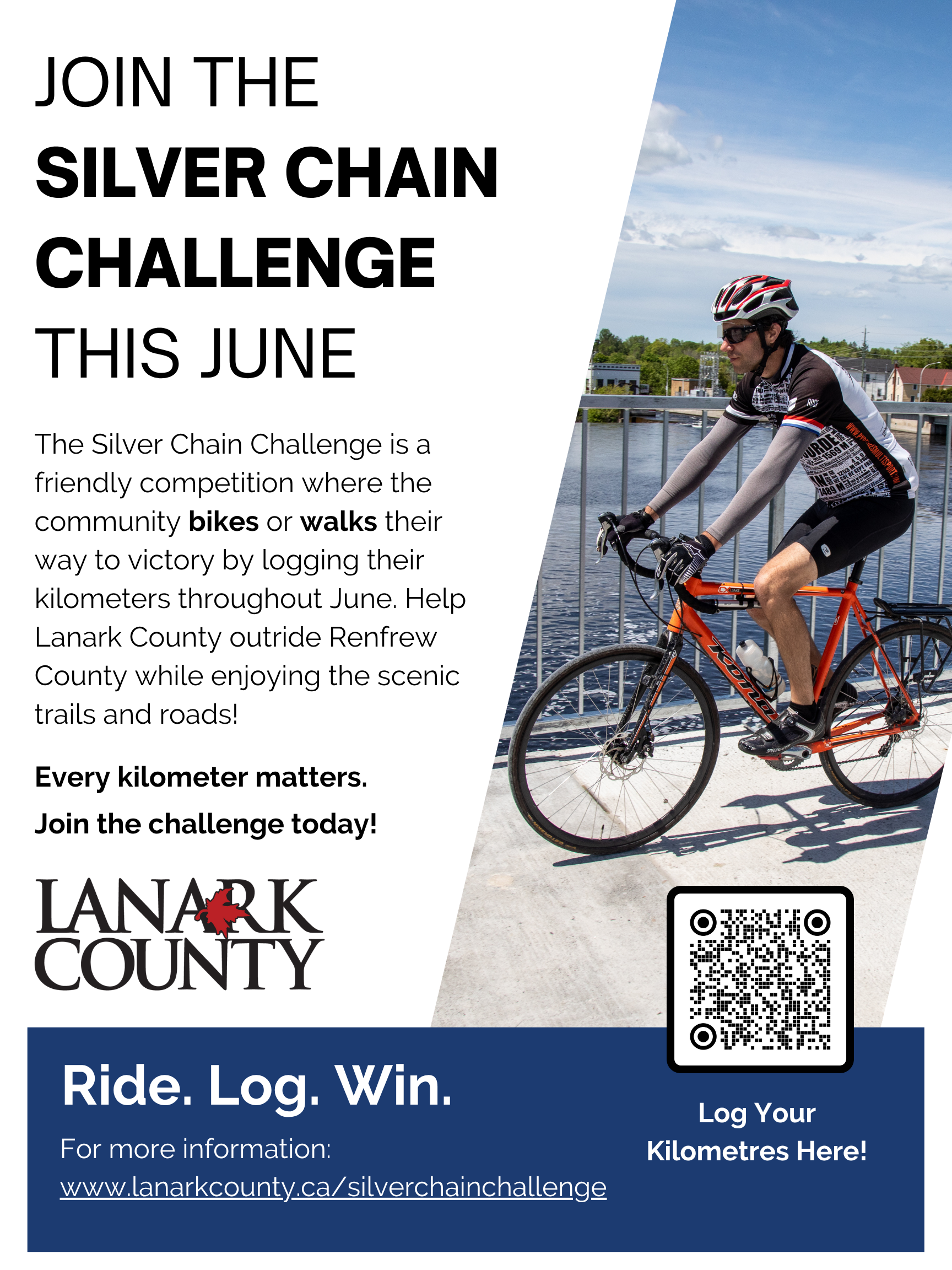 Promotional poster for the Silver Chain Challenge June 2025