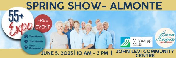 Graphic promoting the 55+ Expo