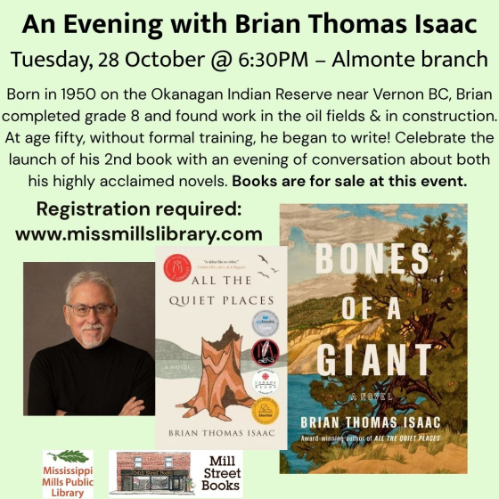 Graphic advertising author talk with Brian Thomas Isaac