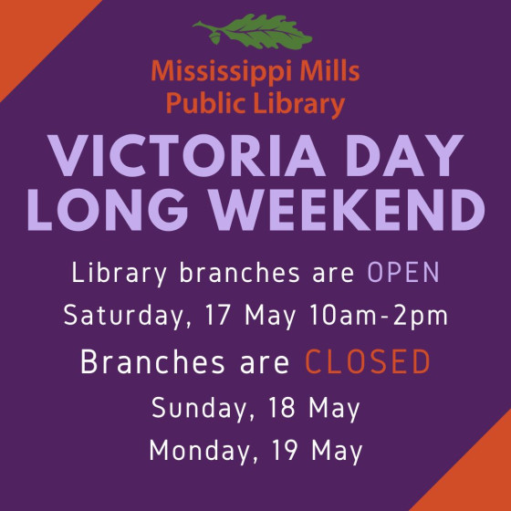 MMPL Victoria Day closures graphic