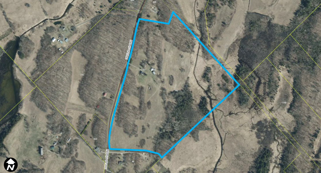 Satellite image of 745 Old Union Hall Road, Ramsay Ward, Municipality of Mississippi Mills