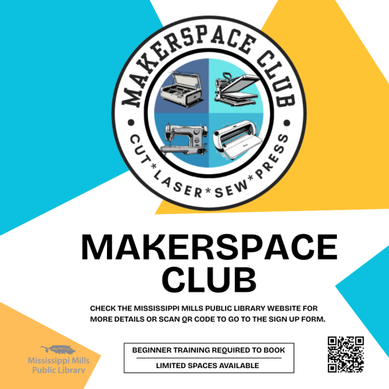 Graphic promoting Makerspace Club