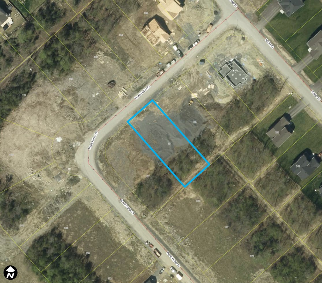 Satellite image of 161 Frank Fisher Court, Ramsay Ward, Municipality of Mississippi Mills